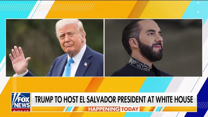Trump to meet with El Salvador president after deporting 10 more alleged gang members